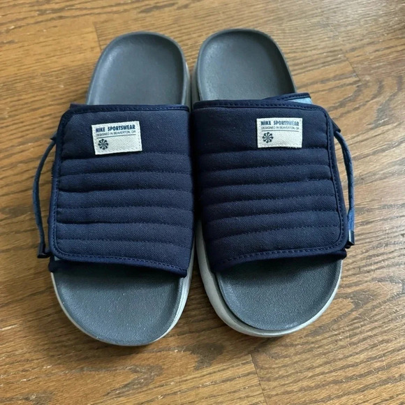 Nike Asuna 2 Next Nature Midnight Blue Athletic Slides Sandals Slip On size 12 - Picture 9 of 14